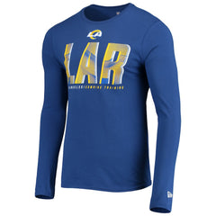 Los Angeles Rams New Era Combine Authentic Static Abbreviation Long Sleeve T-Shirt - Royal for sale