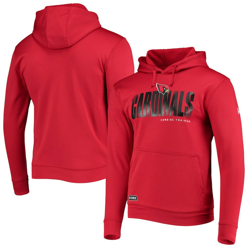 Arizona Cardinals New Era Combine Authentic Hard Hash Pullover Hoodie - Cardinal online