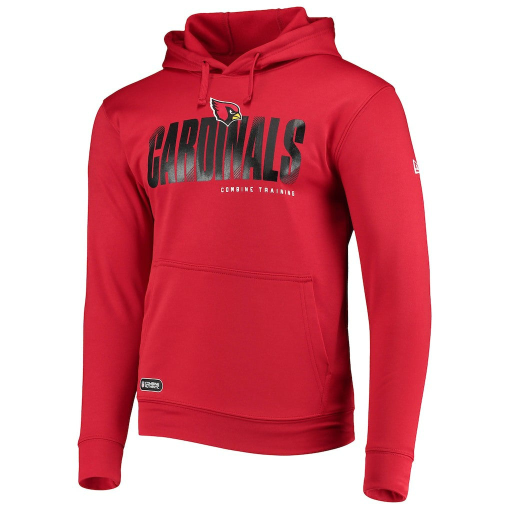 Arizona Cardinals New Era Combine Authentic Hard Hash Pullover Hoodie - Cardinal online