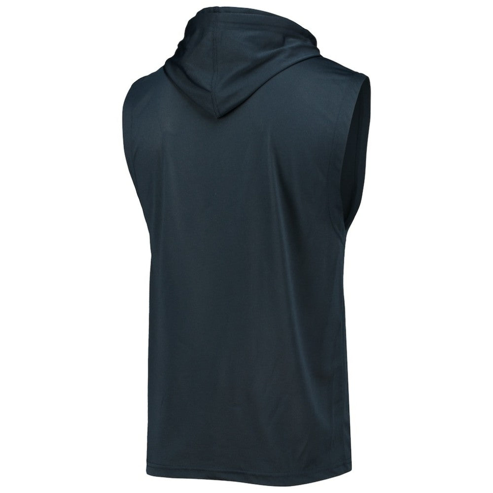Tampa Bay Rays Stitches Sleeveless Pullover Hoodie Navy