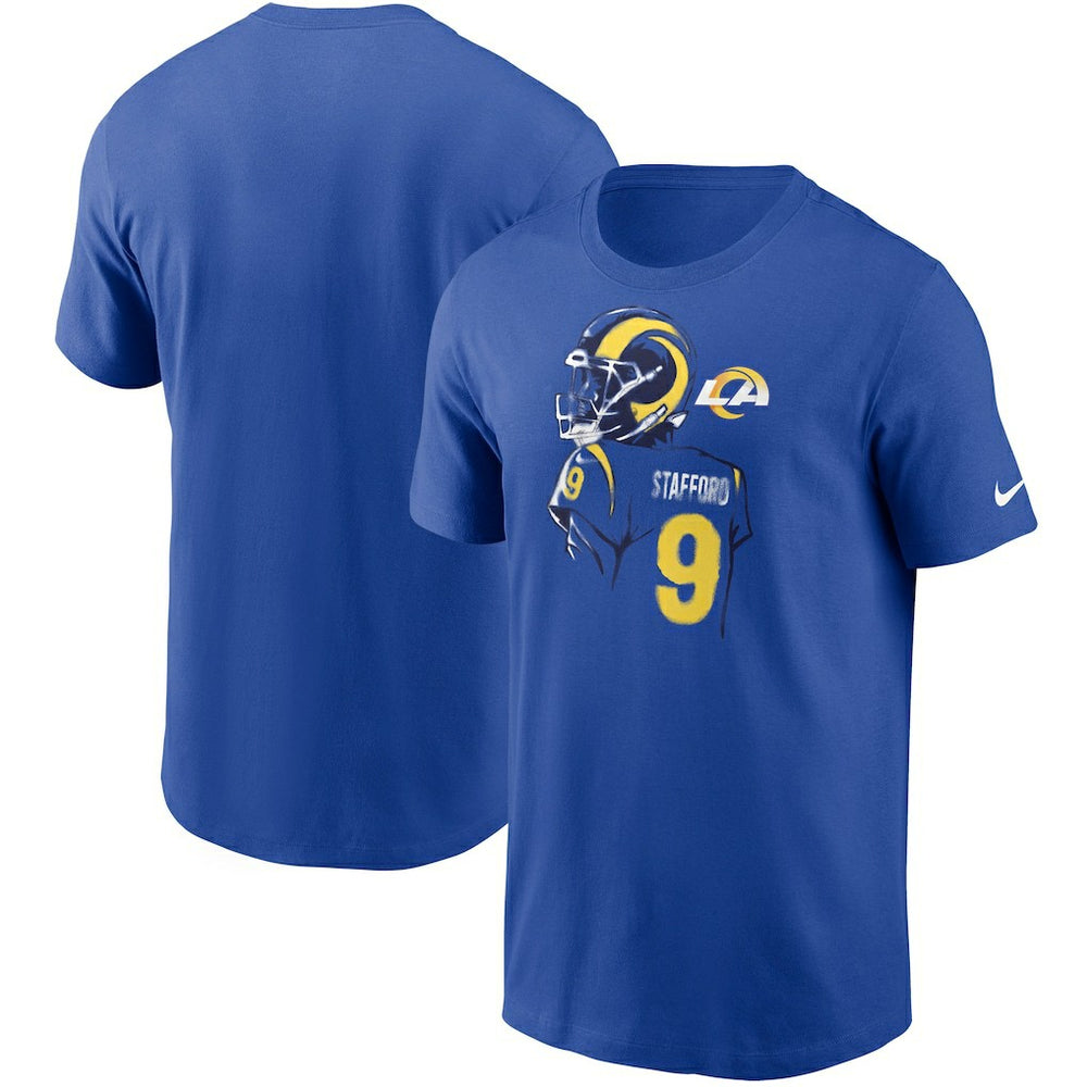 Matthew Stafford Los Angeles Rams Player Graphic T-Shirt - Royal cheap