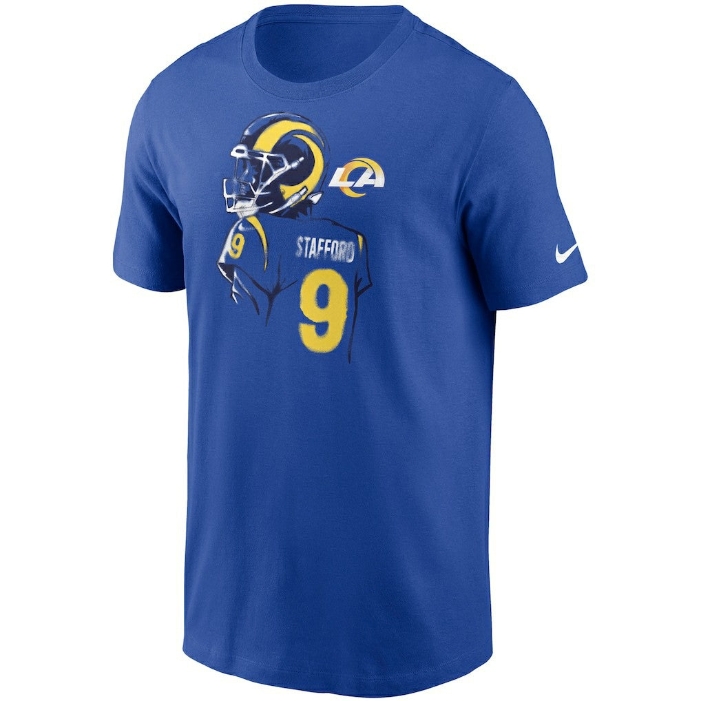 Matthew Stafford Los Angeles Rams Player Graphic T-Shirt - Royal cheap