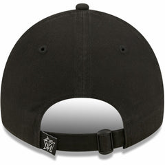 Miami Marlins Women's Black on Black Core Classic II 9TWENTY Adjustable Hat