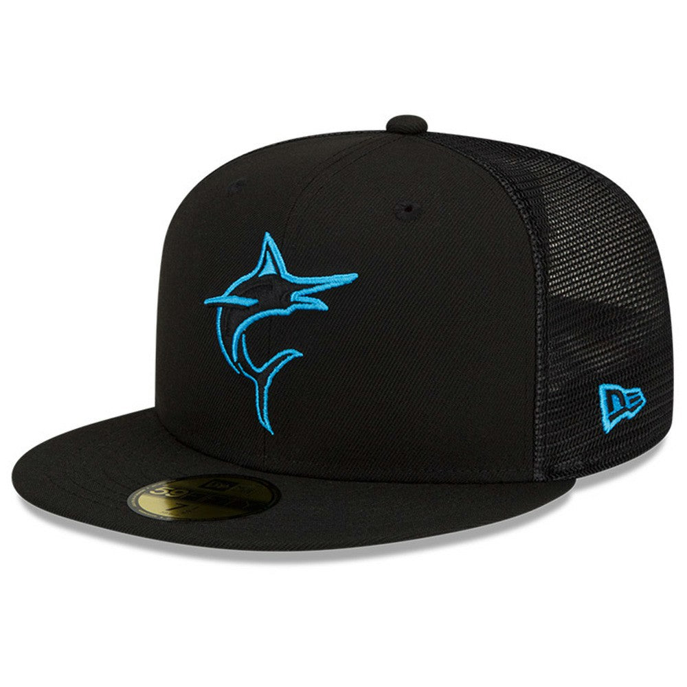 Miami Marlins 2023 Batting Practice 59FIFTY Fitted Hat Black