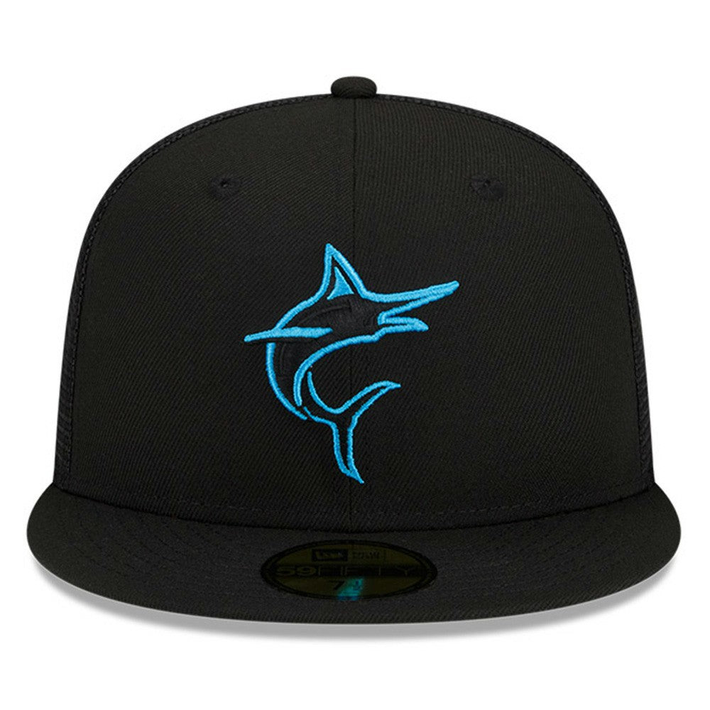Miami Marlins 2023 Batting Practice 59FIFTY Fitted Hat Black