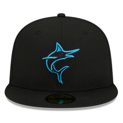 Miami Marlins 2023 Batting Practice 59FIFTY Fitted Hat Black