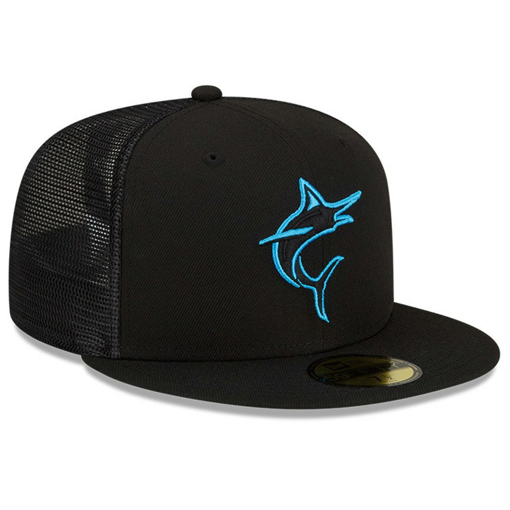 Miami Marlins 2023 Batting Practice 59FIFTY Fitted Hat Black