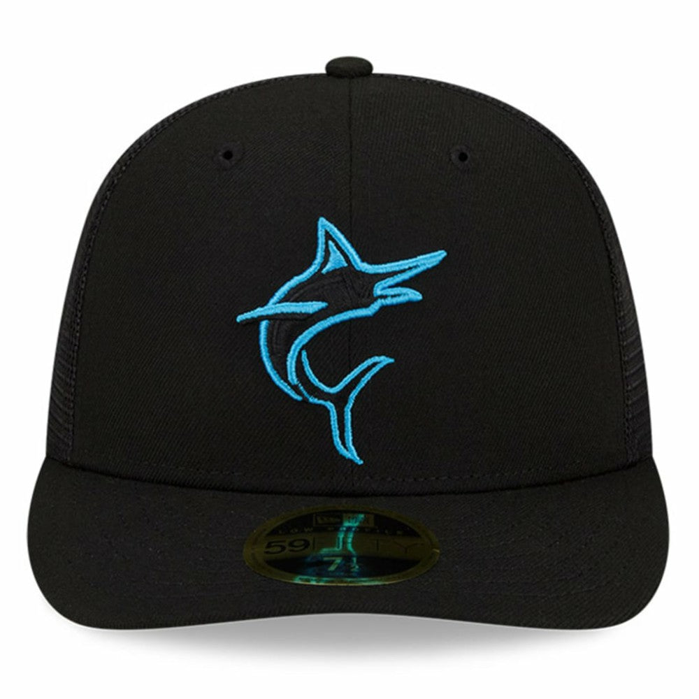Miami Marlins 2023 Batting Practice 59FIFTY Fitted Hat Black
