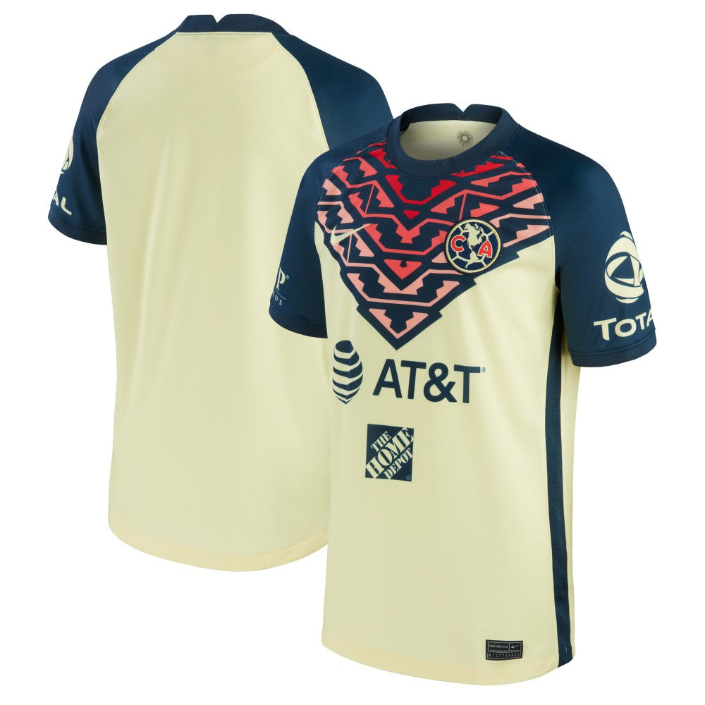 Club America Youth 2021/22 Home Breathe Stadium Replica Jersey - Yellow online