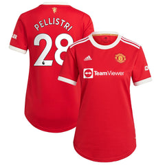Facundo Pellistri Manchester United Women's 2021/22 Home Replica Player Jersey - Red shop