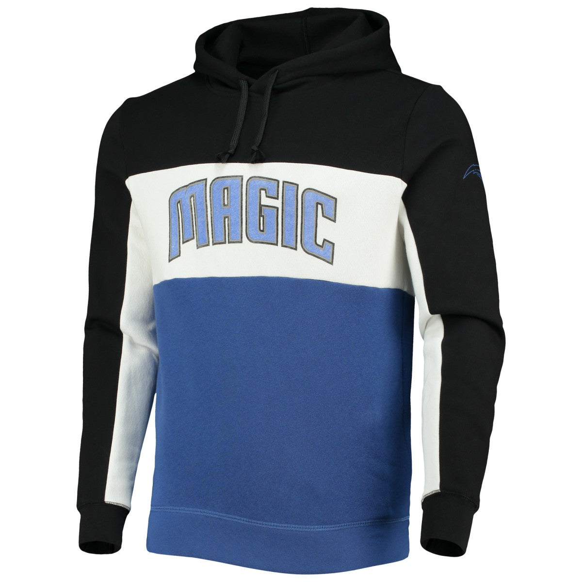 Orlando Magic Junk Food Wordmark Colorblock Fleece Pullover Hoodie - Black/White online