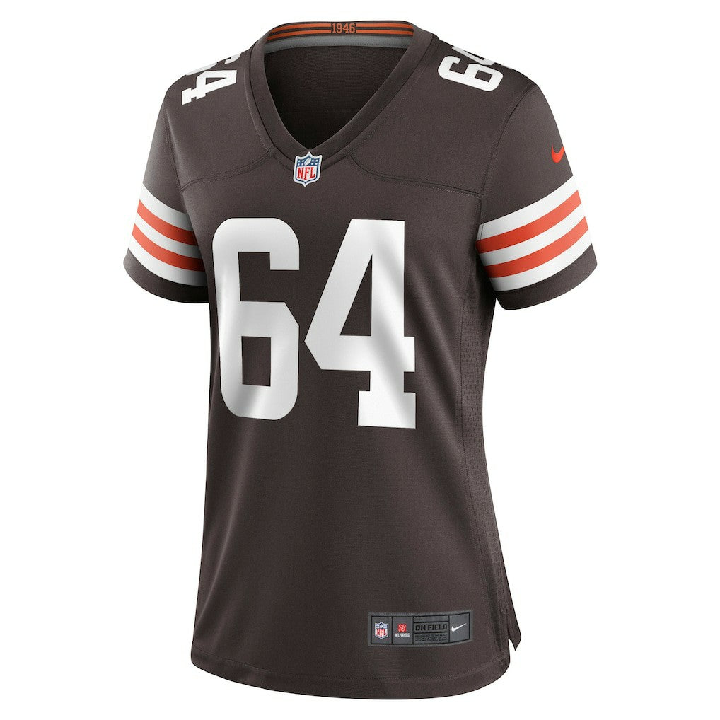 Joe DeLamielleure Cleveland Browns Women's Game Retired Player Jersey - Brown on sale