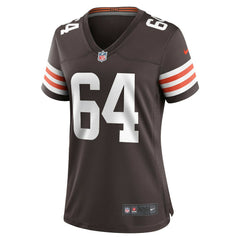 Joe DeLamielleure Cleveland Browns Women's Game Retired Player Jersey - Brown on sale