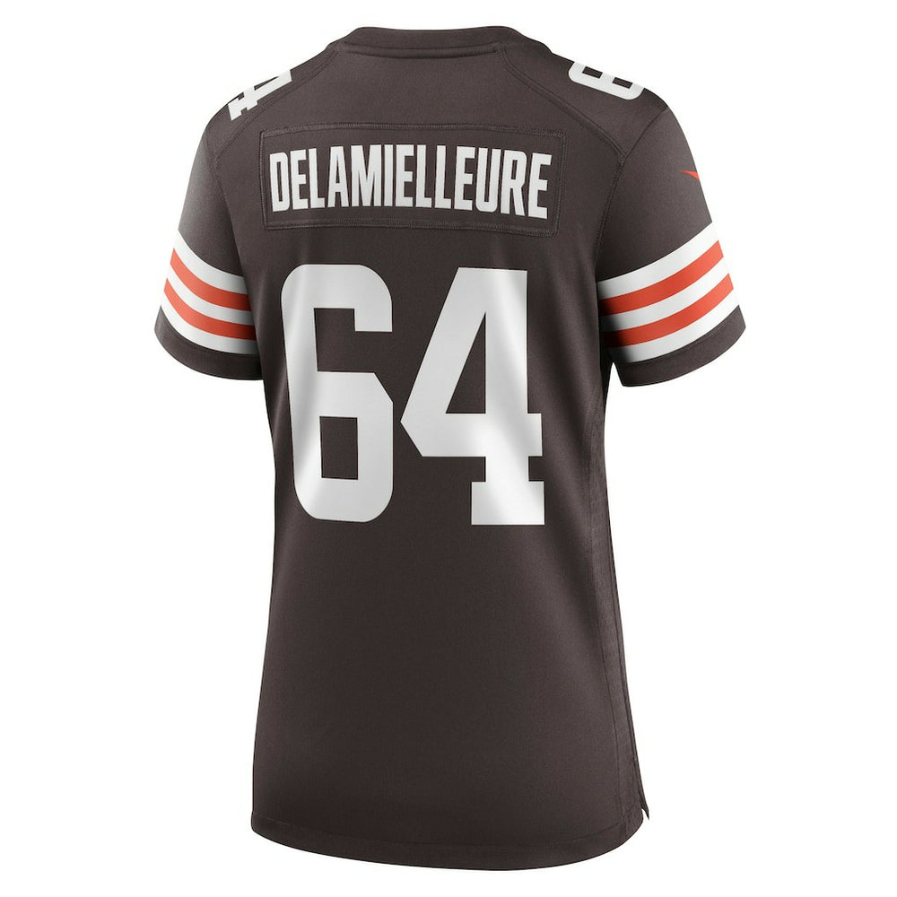 Joe DeLamielleure Cleveland Browns Women's Game Retired Player Jersey - Brown on sale