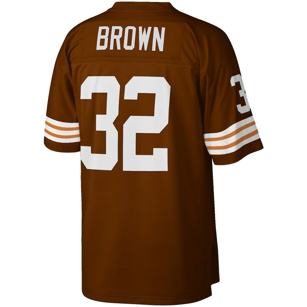 Jim Brown Cleveland Browns Big & Tall 1963 Retired Player Replica Jersey - Brown on sale