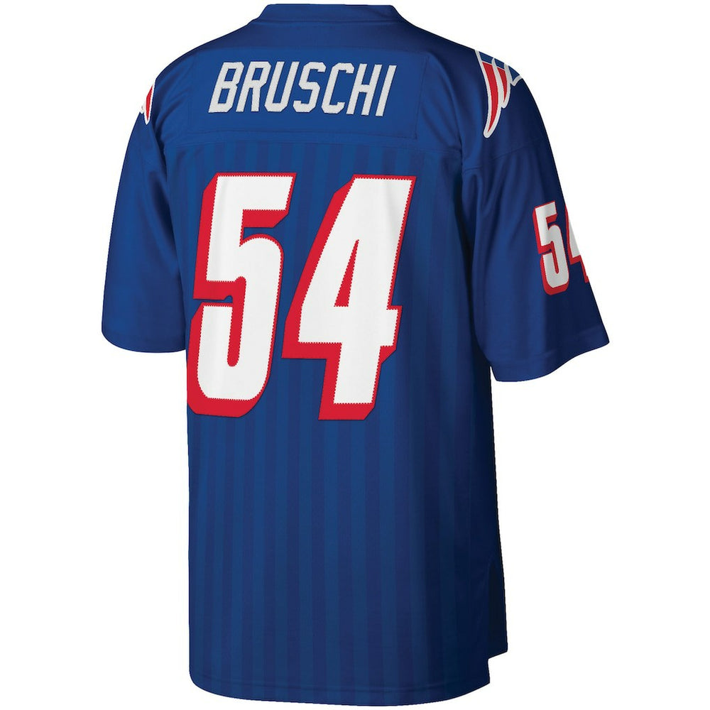 Tedy Bruschi New England Patriots Big & Tall 1996 Retired Player Replica Jersey - Royal for sale