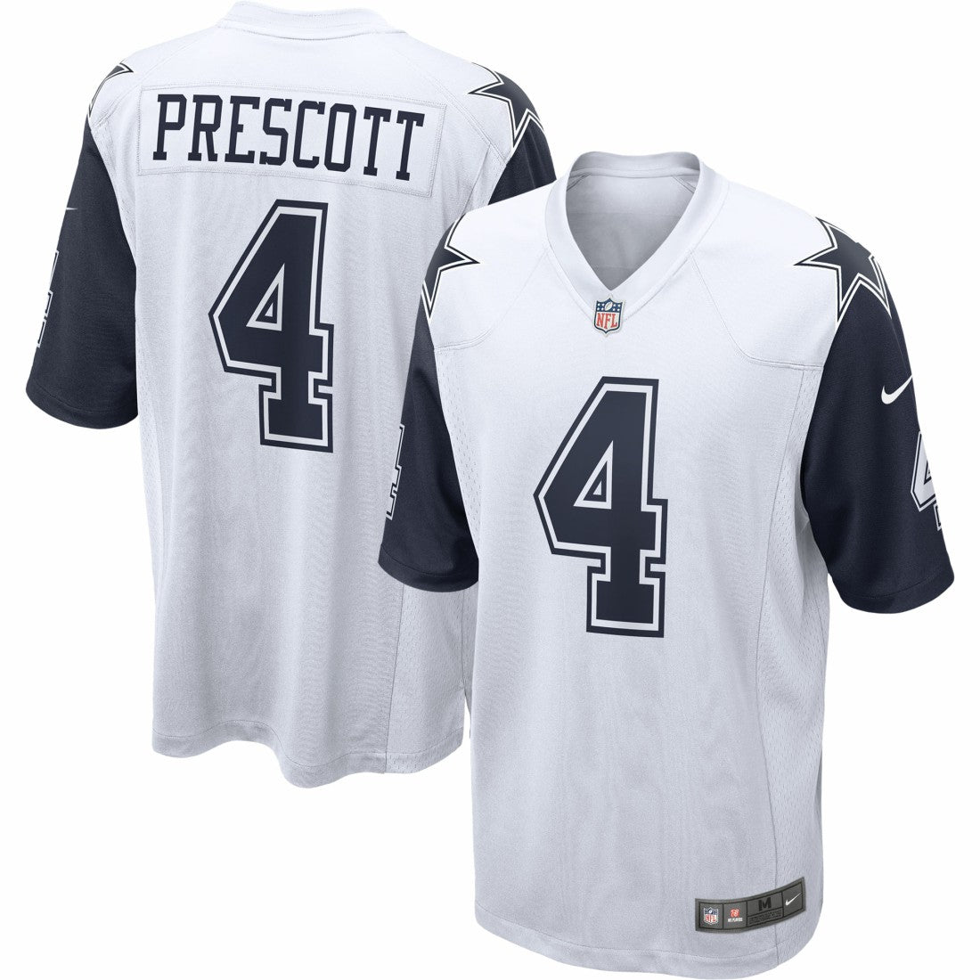 Dak Prescott Dallas Cowboys Alternate Game Team Jersey - White for sale