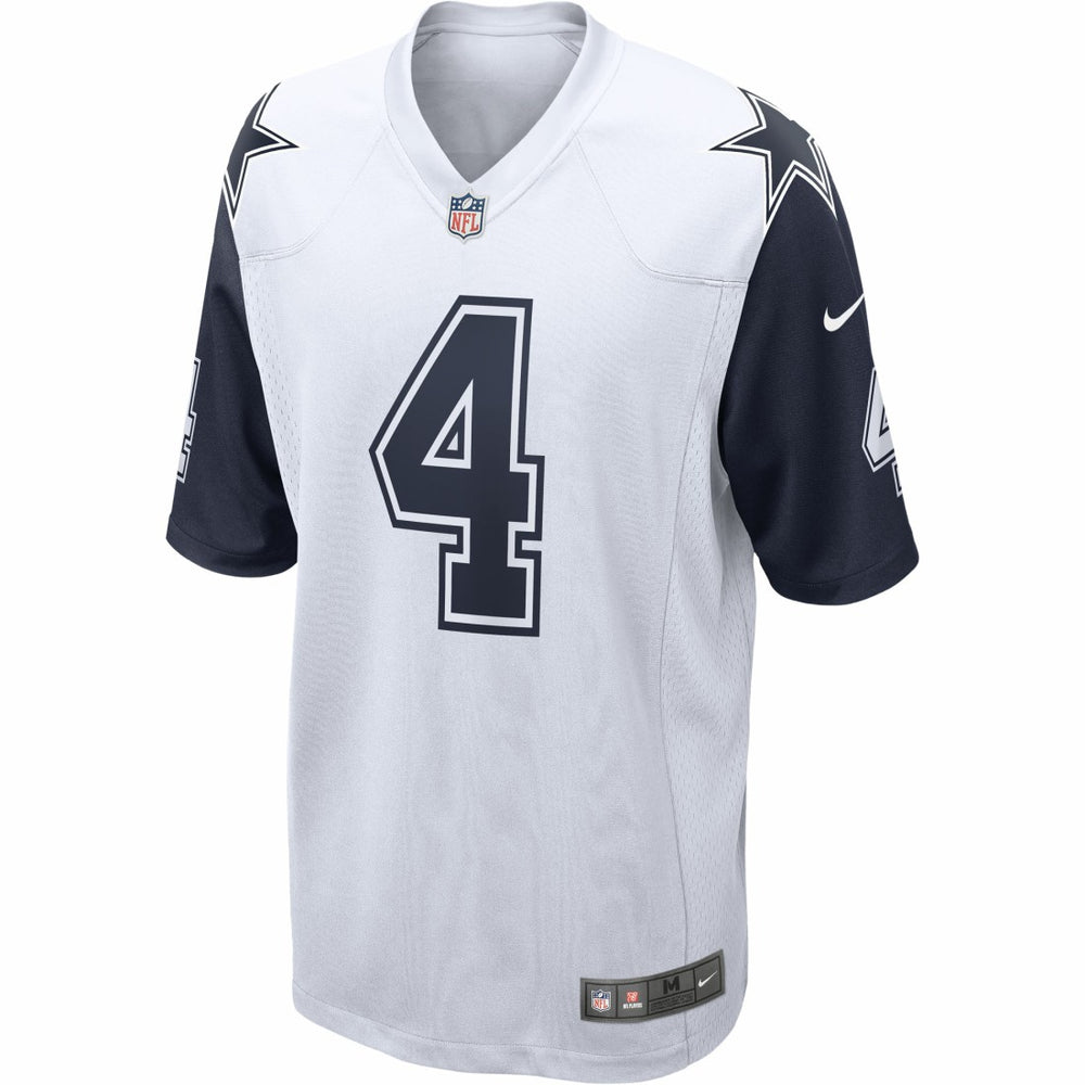 Dak Prescott Dallas Cowboys Alternate Game Team Jersey - White for sale
