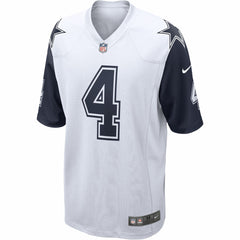 Dak Prescott Dallas Cowboys Alternate Game Team Jersey - White for sale