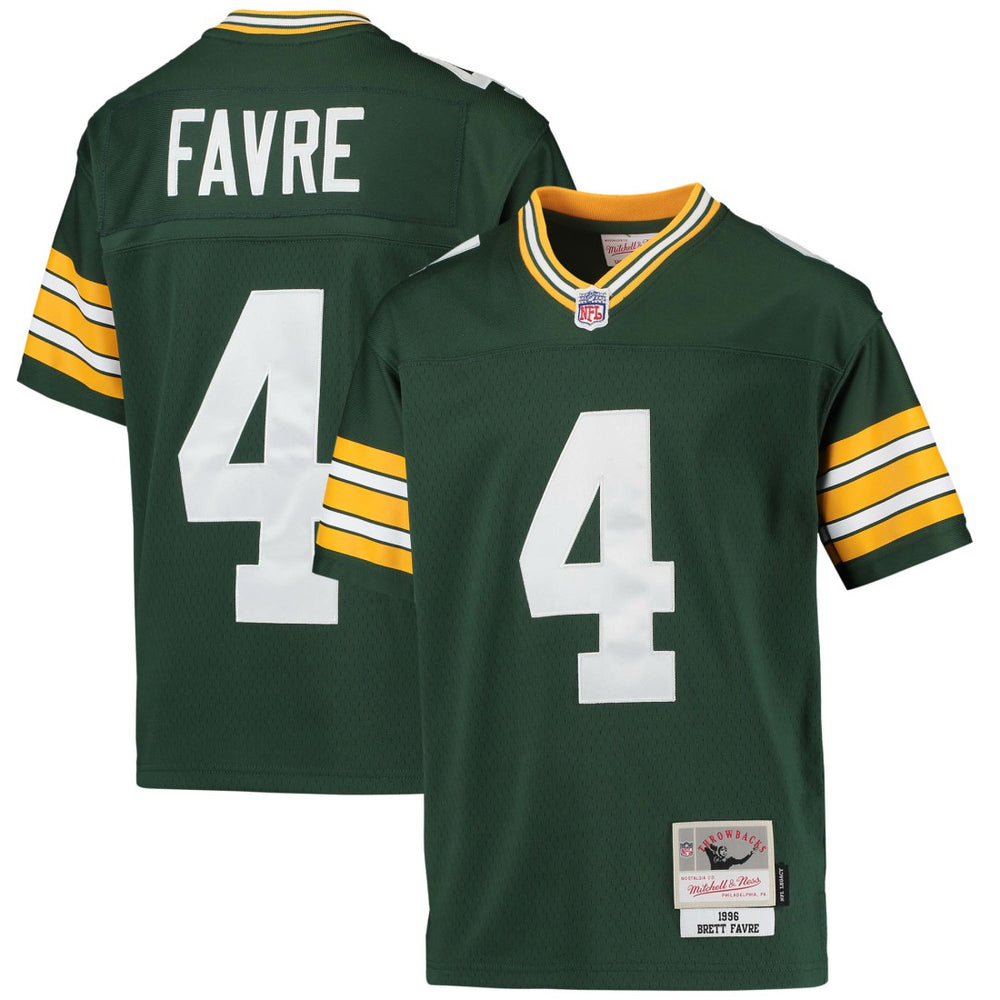 Brett Favre Green Bay Packers Youth 1996 Retired Player Legacy Jersey - Green online