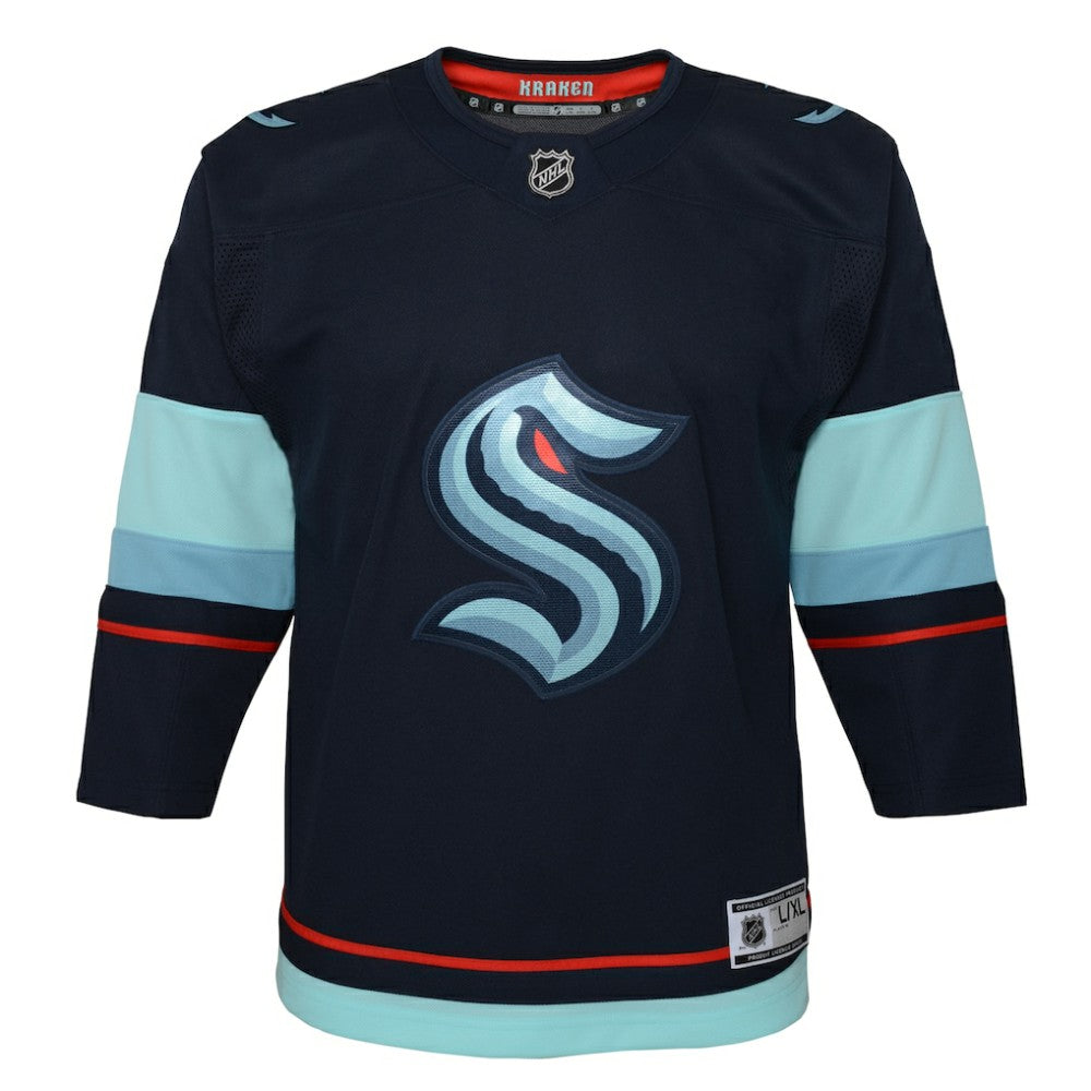 Seattle Kraken Youth Home Premier Jersey - Navy Jerseys