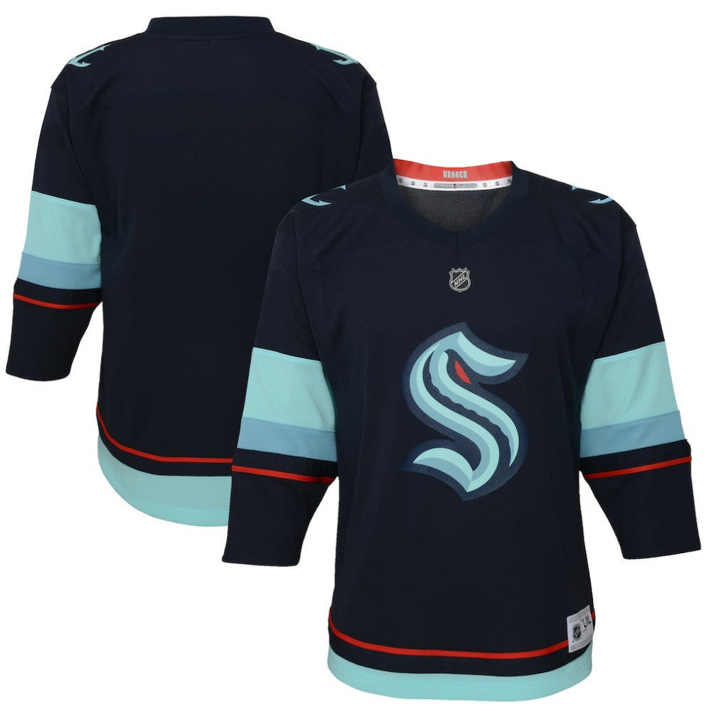 Seattle Kraken Youth Home Replica Jersey - Navy Jerseys