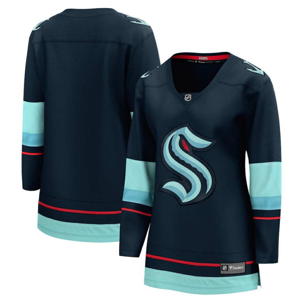 Seattle Kraken Fanatics Women's Home Breakaway Jersey - Navy Jerseys