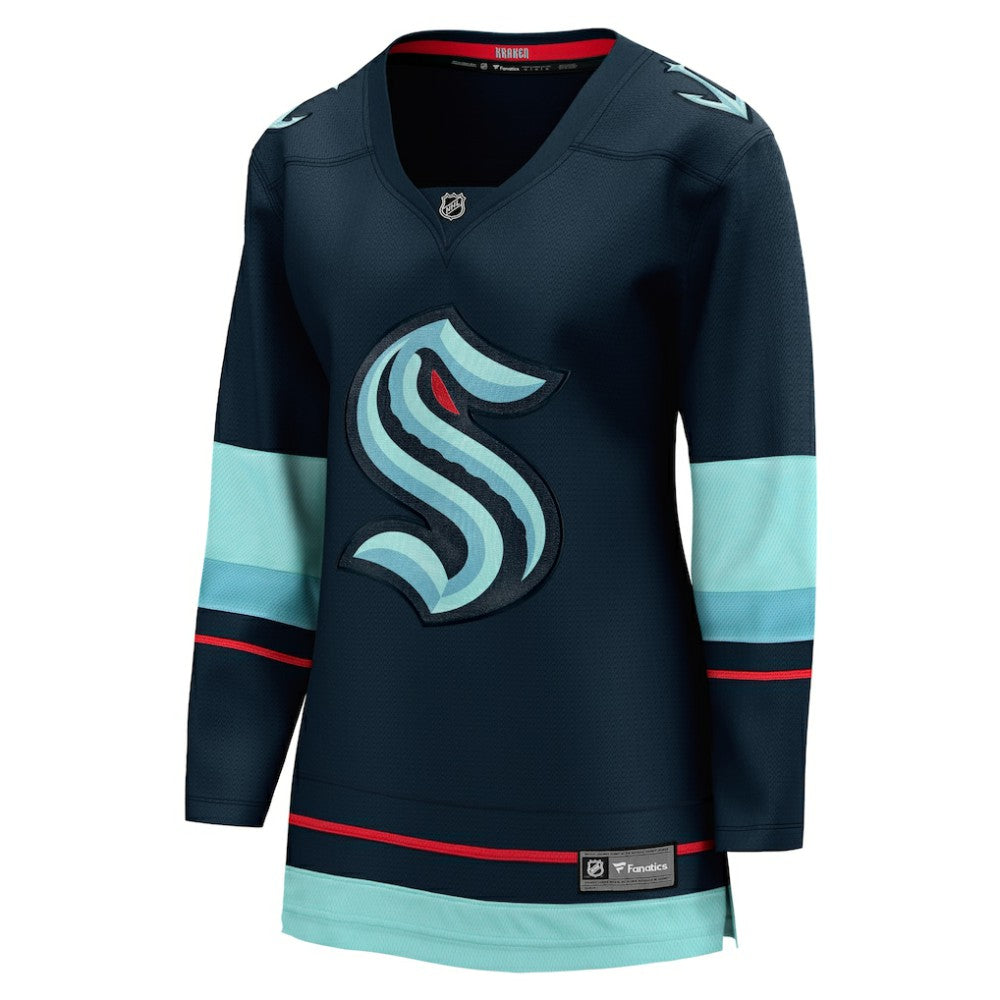 Seattle Kraken Fanatics Women's Home Breakaway Jersey - Navy Jerseys