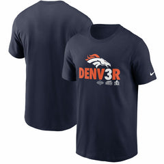 Denver Broncos Hometown Collection Denv3r T-Shirt - Navy sale