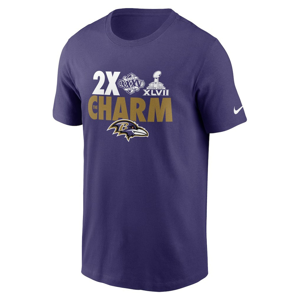 Baltimore Ravens Hometown Collection 2x Super Bowl Champions T-Shirt - Purple sale