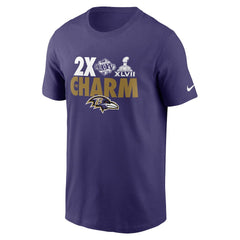 Baltimore Ravens Hometown Collection 2x Super Bowl Champions T-Shirt - Purple sale