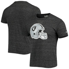 Las Vegas Raiders New Era Helmet Logo Tri-Blend T-Shirt - Black online
