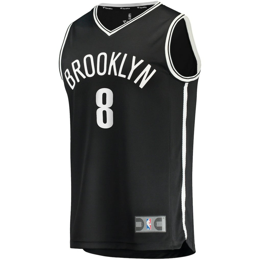Cam Thomas Brooklyn Nets 2021 NBA Draft First Round Pick Fast Break Replica Jersey Black - Icon Edition sale
