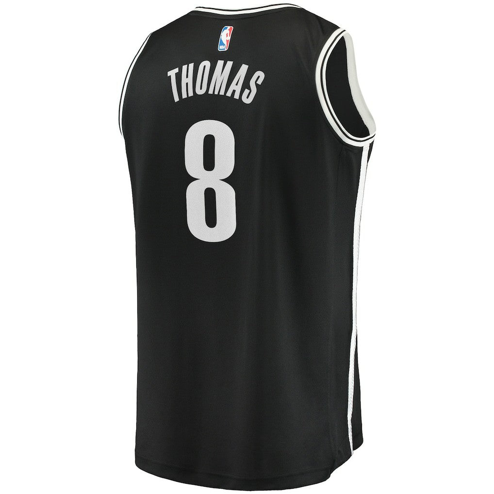 Cam Thomas Brooklyn Nets 2021 NBA Draft First Round Pick Fast Break Replica Jersey Black - Icon Edition sale