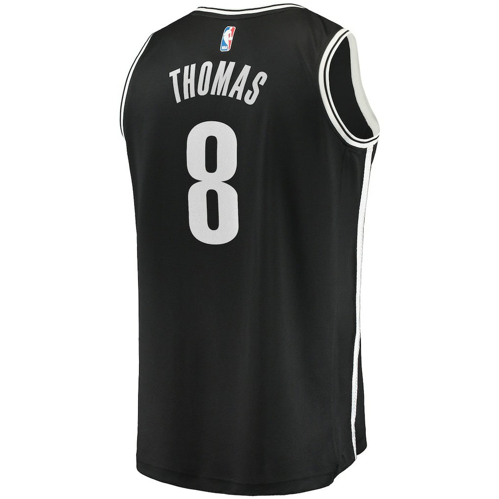 Cam Thomas Brooklyn Nets 2021 NBA Draft First Round Pick Fast Break Replica Jersey Black - Icon Edition sale