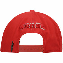 Tampa Bay Buccaneers Pro Standard LV Super Bowl Champions Script Wordmark Snapback Hat - Red online
