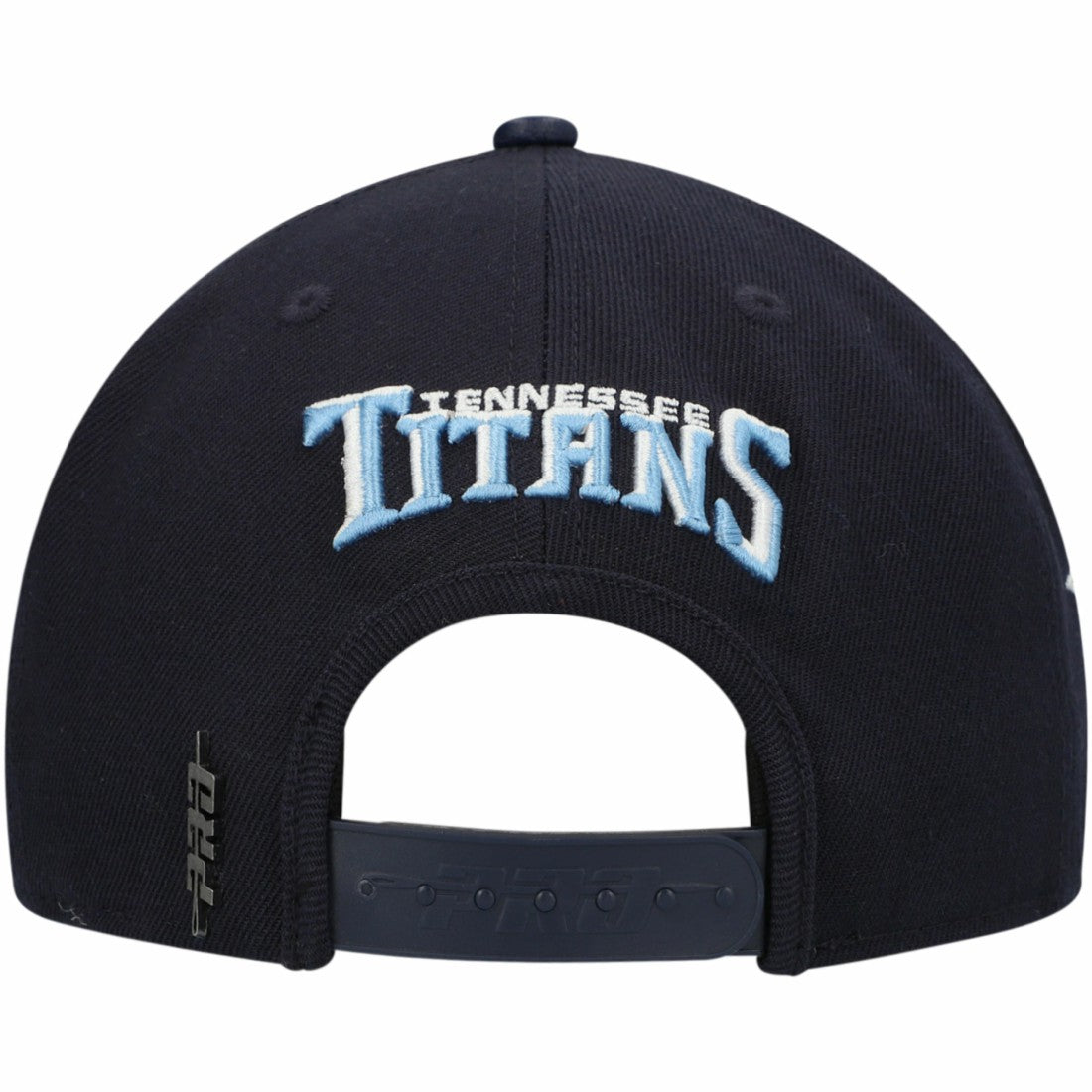 Tennessee Titans Pro Standard Script Wordmark Snapback Hat - Navy cheap