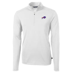 Buffalo Bills Cutter & Buck Virtue Eco Pique Recycled Quarter-Zip Pullover Jacket - White online