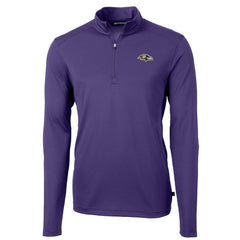 Baltimore Ravens Cutter & Buck Virtue Eco Pique Recycled Quarter-Zip Pullover Jacket - Purple outlet