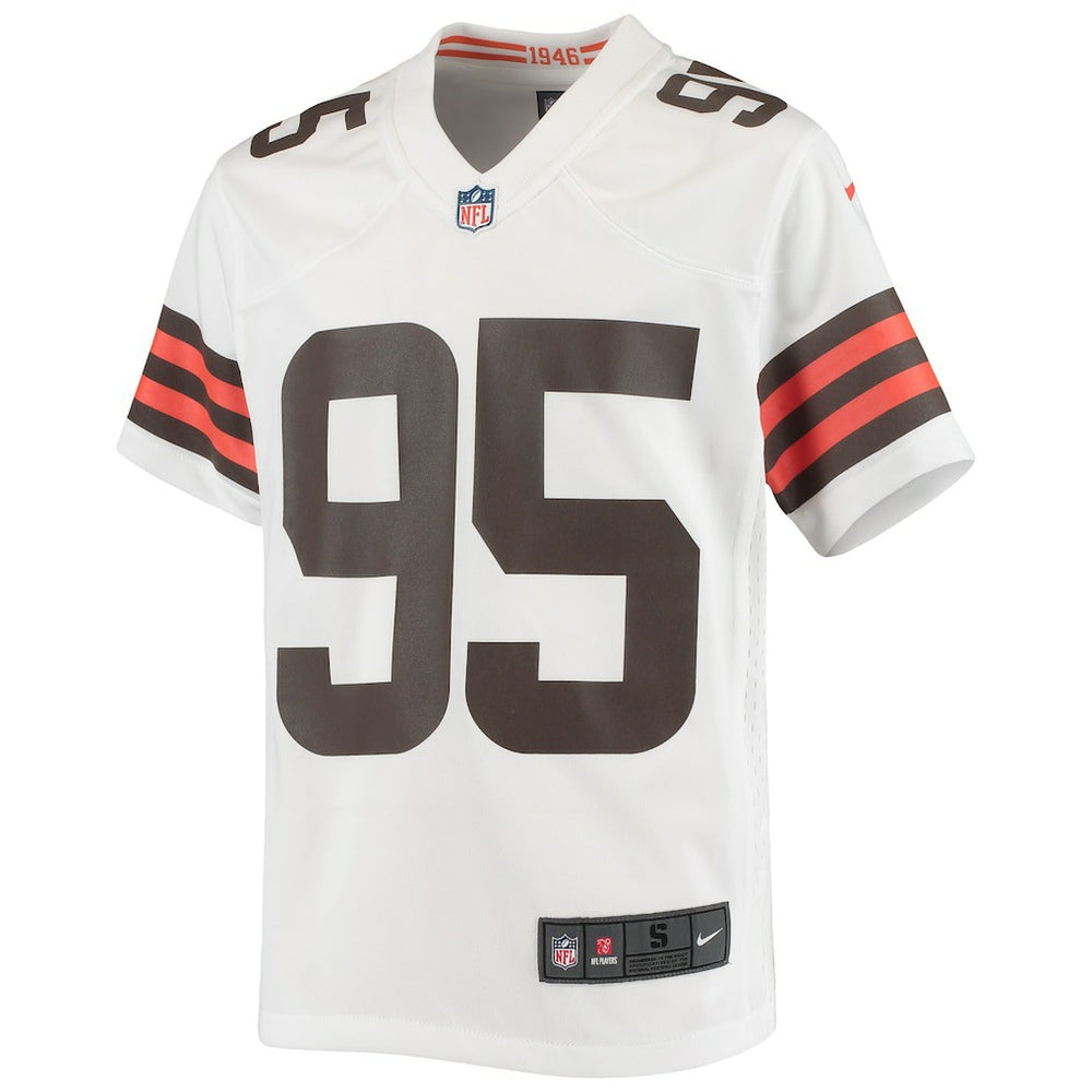 Myles Garrett Cleveland Browns Youth Game Jersey - White outlet