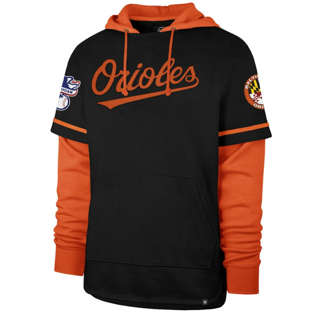 Baltimore Orioles Trifecta Shortstop Pullover Hoodie Black