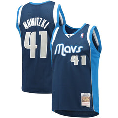 Dirk Nowitzki Dallas Mavericks 2011/12 Hardwood Classics Swingman Jersey sale - Navy outlet