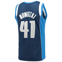 Dirk Nowitzki Dallas Mavericks 2011/12 Hardwood Classics Swingman Jersey sale - Navy outlet