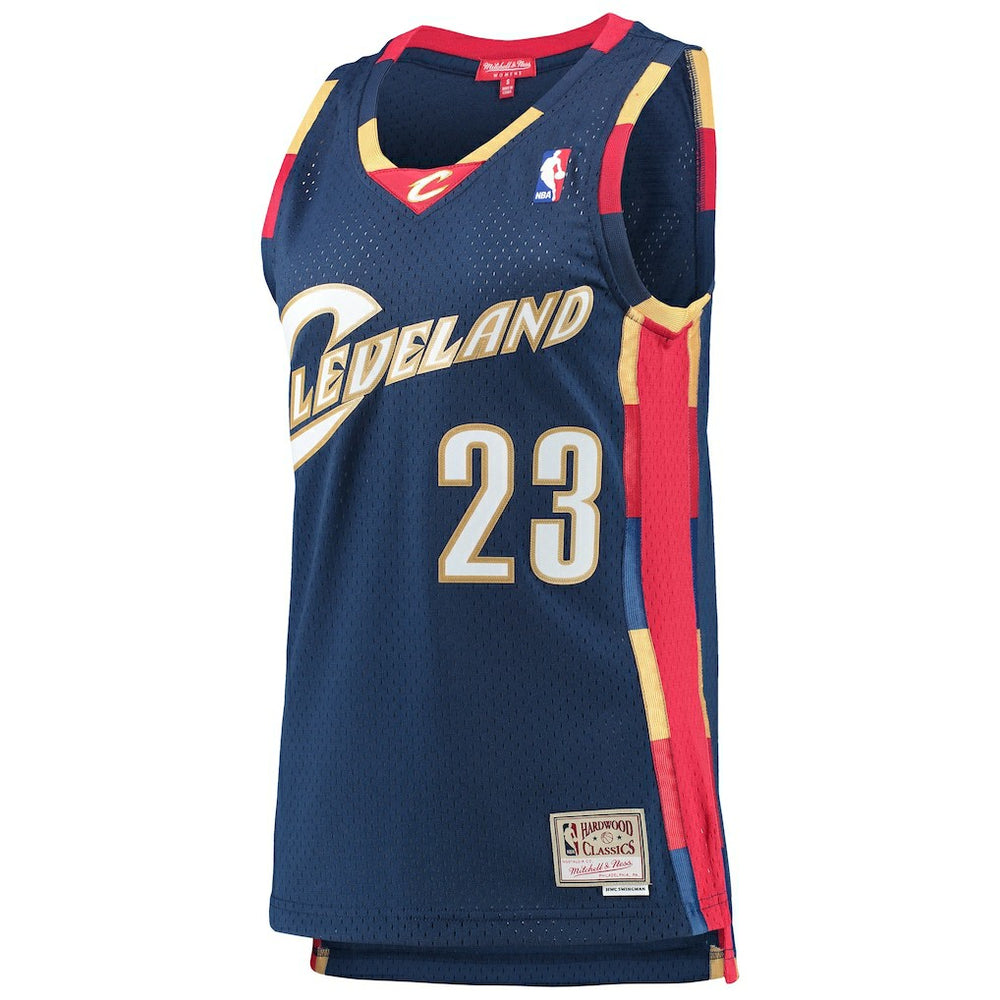 LeBron James Cleveland Cavaliers Women's Hardwood Classics Swingman Jersey sale - Navy sale
