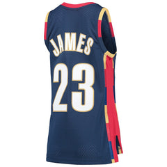 LeBron James Cleveland Cavaliers Women's Hardwood Classics Swingman Jersey sale - Navy sale