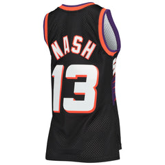 Steve Nash Phoenix Suns Women's Hardwood Classics Swingman Jersey - Black for sale