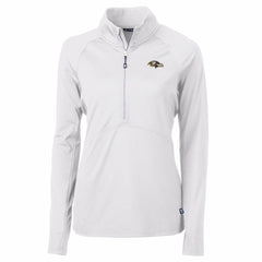 Baltimore Ravens Cutter & Buck Women's Adapt Eco Knit Half-Zip Pullover Jacket - White discount