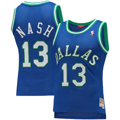 Steve Nash Dallas Mavericks Women's 1998/99 Hardwood Classics Swingman Jersey sale - Blue online