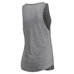 Chicago Bulls Women's Quality Time Open Scoop Neck Tri-Blend Tank Top sale - Heathered Gray outlet