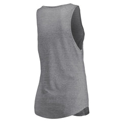 Utah Jazz Women's Quality Time Open Scoop Neck Tri-Blend Tank Top - Heathered Gray shop
